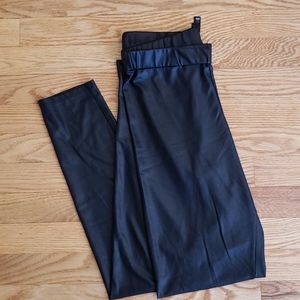 Black leggings Hot Topic leather style